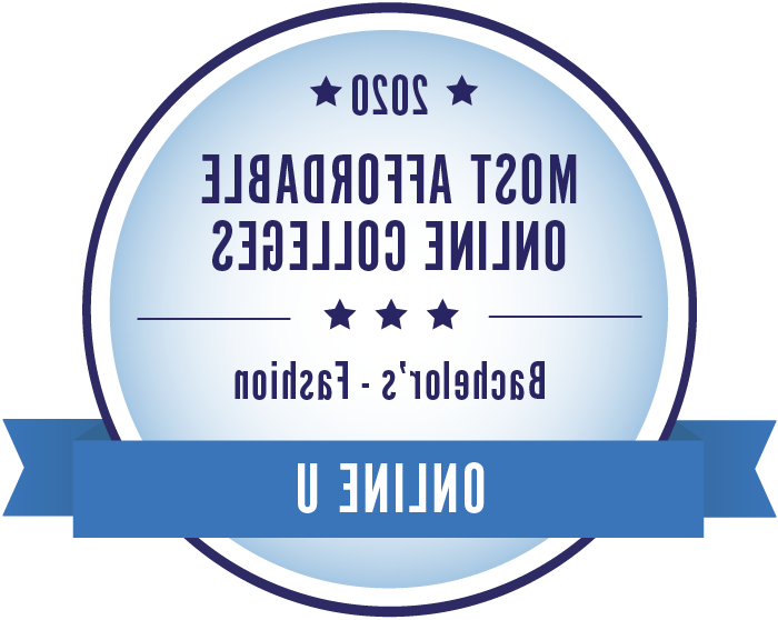 Most affordable online bachelor's in fashion badge